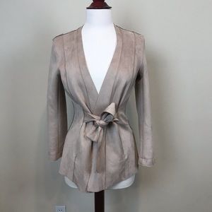 Zara Basic suede blazer/jacket size small
